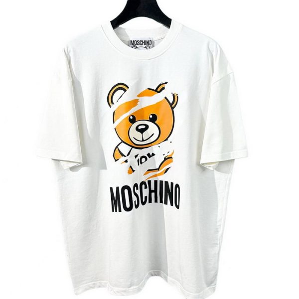 designer,replica,clothing,fake,1:1,lv,luxury,high quality 23/MOSCHINO men’s new luxury round neck short-sleeved T-shirt