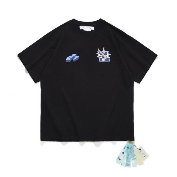 designer,replica,clothing,fake,1:1,lv,luxury,high quality 23/OFF WHITE men’s new luxury round neck short-sleeved T-shirt