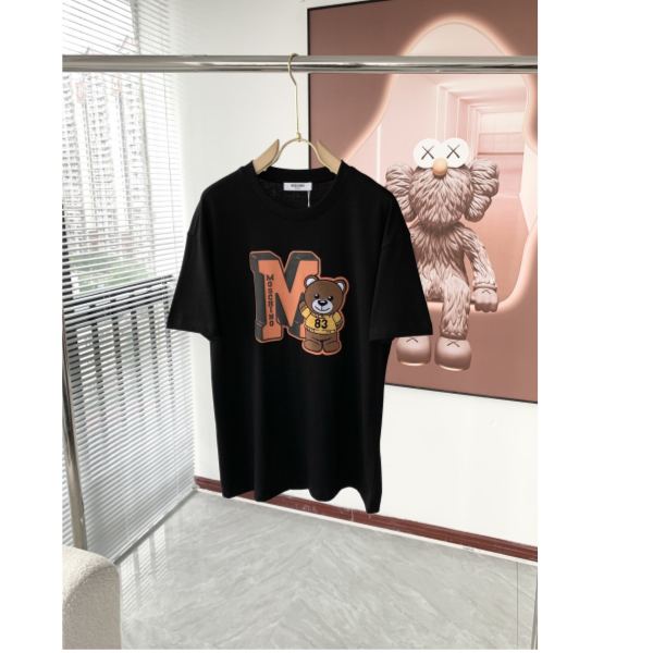designer,replica,clothing,fake,1:1,lv,luxury,high quality 23/MOSCHINO men’s new short-sleeved T-shirt