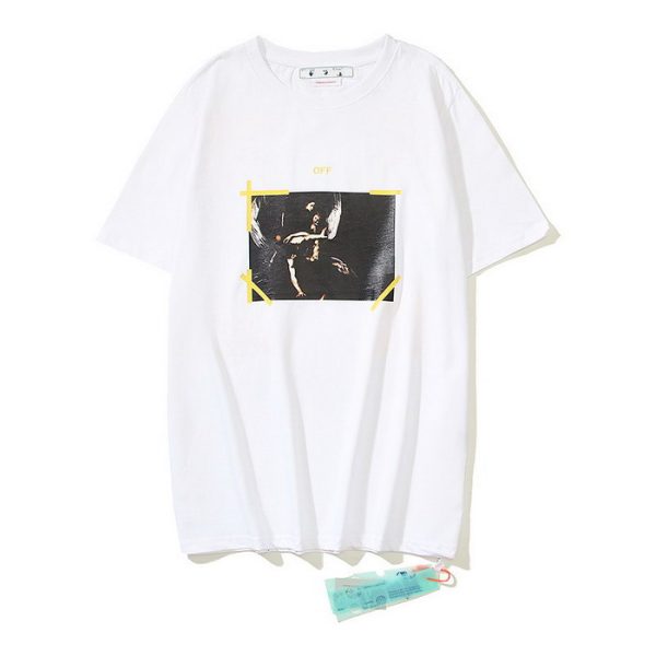 designer,replica,clothing,fake,1:1,lv,luxury,high quality 23/OFF WHITE men’s new round neck short-sleeved T-shirt