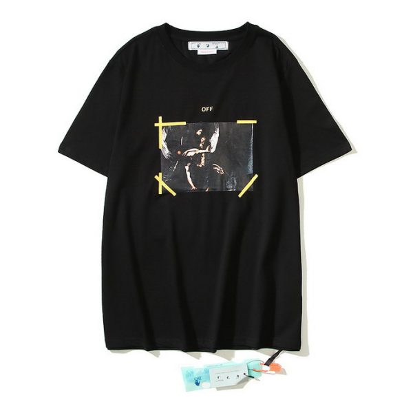 designer,replica,clothing,fake,1:1,lv,luxury,high quality 23/OFF WHITE men’s new round neck short-sleeved T-shirt