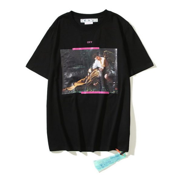 designer,replica,clothing,fake,1:1,lv,luxury,high quality 23/OFF WHITE men’s new round neck short-sleeved T-shirt