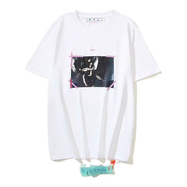 designer,replica,clothing,fake,1:1,lv,luxury,high quality 23/OFF WHITE men’s new round neck short-sleeved T-shirt