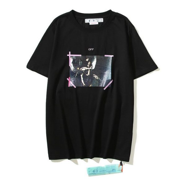 designer,replica,clothing,fake,1:1,lv,luxury,high quality 23/OFF WHITE men’s new round neck short-sleeved T-shirt