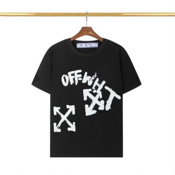 designer,replica,clothing,fake,1:1,lv,luxury,high quality 23/OFF WHITE men’s new round neck short-sleeved T-shirt