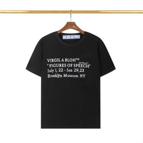 designer,replica,clothing,fake,1:1,lv,luxury,high quality 23/OFF WHITE men’s new round neck short-sleeved T-shirt