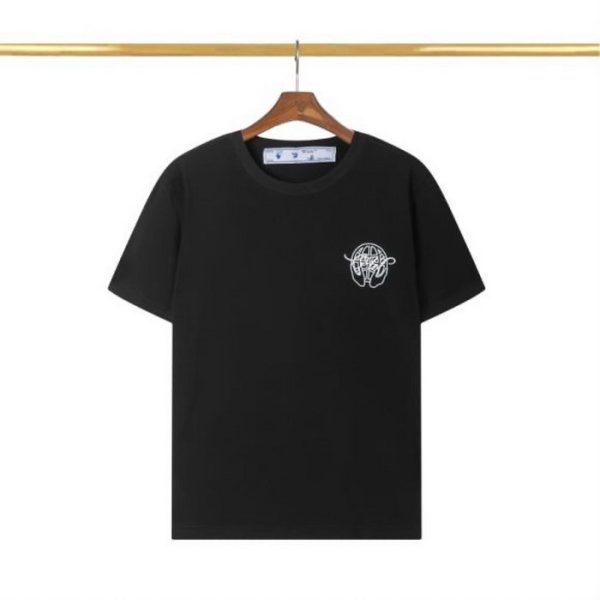designer,replica,clothing,fake,1:1,lv,luxury,high quality 23/OFF WHITE men’s new round neck short-sleeved T-shirt