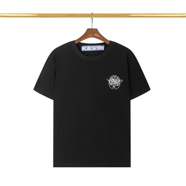 designer,replica,clothing,fake,1:1,lv,luxury,high quality 23/OFF WHITE men’s new round neck short-sleeved T-shirt
