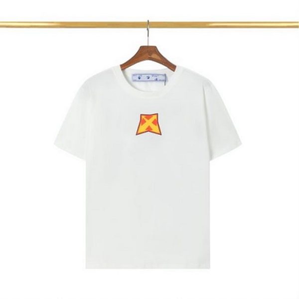 designer,replica,clothing,fake,1:1,lv,luxury,high quality 23/OFF WHITE men’s new round neck short-sleeved T-shirt