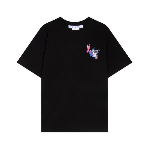 designer,replica,clothing,fake,1:1,lv,luxury,high quality 23/OFF WHITE men’s new round neck short-sleeved T-shirt