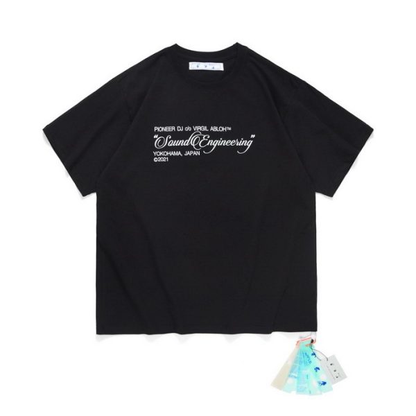 designer,replica,clothing,fake,1:1,lv,luxury,high quality 23/OFF WHITE men’s new round neck short-sleeved T-shirt