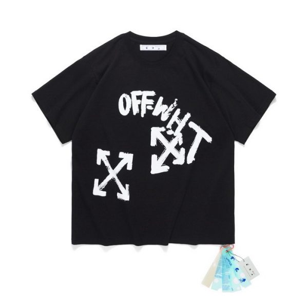 designer,replica,clothing,fake,1:1,lv,luxury,high quality 23/OFF WHITE men’s new round neck short-sleeved T-shirt