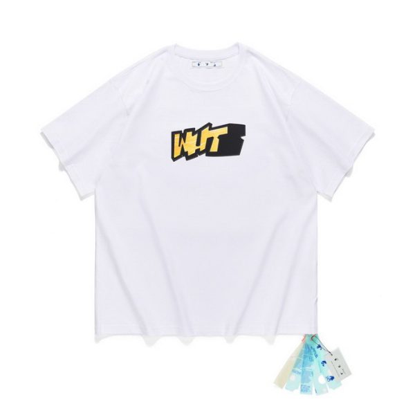 designer,replica,clothing,fake,1:1,lv,luxury,high quality 23/OFF WHITE men’s new round neck short-sleeved T-shirt