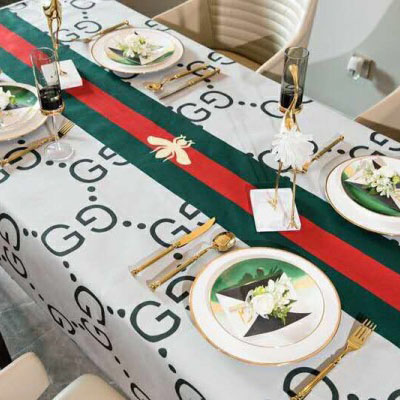 designer,replica,clothing,fake,1:1,lv,luxury,high quality Gucci new cotton and linen tablecloth