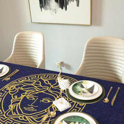 designer,replica,clothing,fake,1:1,lv,luxury,high quality Versace new cotton linen tablecloth