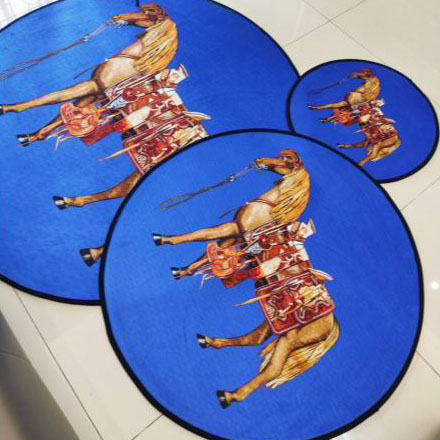 designer,replica,clothing,fake,1:1,lv,luxury,high quality Hermes new round hard floor mat