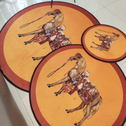 designer,replica,clothing,fake,1:1,lv,luxury,high quality Hermes new round hard floor mat