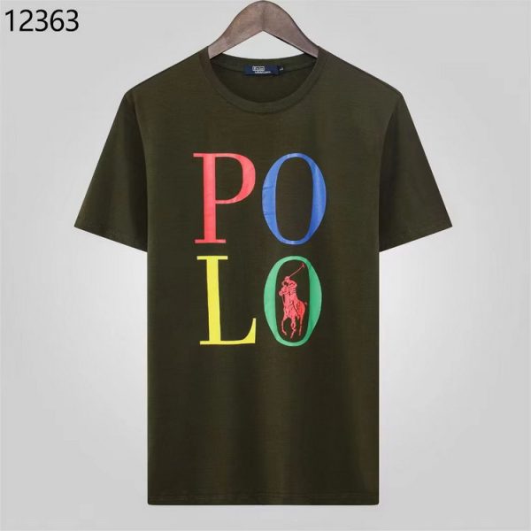 designer,replica,clothing,fake,1:1,lv,luxury,high quality 23/POLO men’s new round neck short-sleeved T-shirt
