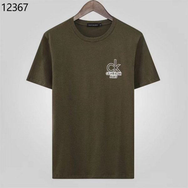 designer,replica,clothing,fake,1:1,lv,luxury,high quality 23/Calvin Klein men’s new round neck short-sleeved T-shirt