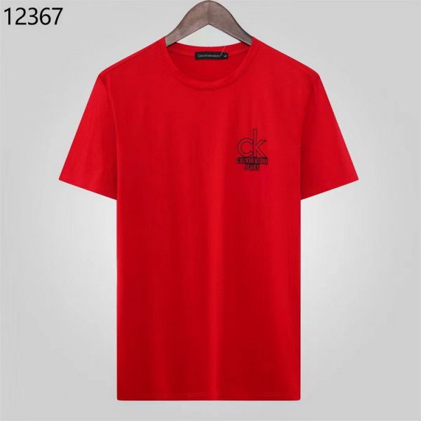 designer,replica,clothing,fake,1:1,lv,luxury,high quality 23/Calvin Klein men’s new round neck short-sleeved T-shirt