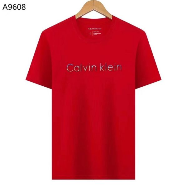 designer,replica,clothing,fake,1:1,lv,luxury,high quality 23/Calvin Klein men’s new round neck short-sleeved T-shirt