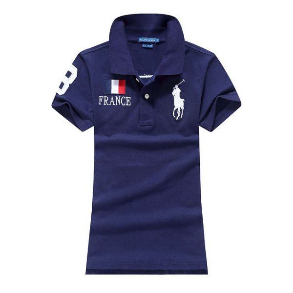 designer,replica,clothing,fake,1:1,lv,luxury,high quality 23/POLO women’s new lapel short-sleeved T-shirt