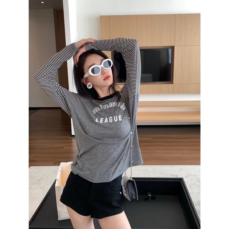 designer,replica,clothing,fake,1:1,lv,luxury,high quality 23/MiuMiu women’s long-sleeved T-shirt designer,replica,clothing,fake,1:1,lv,luxury,high quality 23/MiuMiu women’s long-sleeved T-shirt