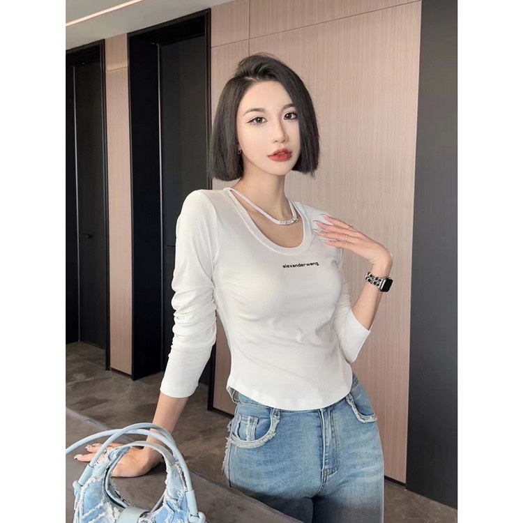 designer,replica,clothing,fake,1:1,lv,luxury,high quality 23/Alexander Wang women’s long-sleeved T-shirt designer,replica,clothing,fake,1:1,lv,luxury,high quality 23/Alexander Wang women’s long-sleeved T-shirt