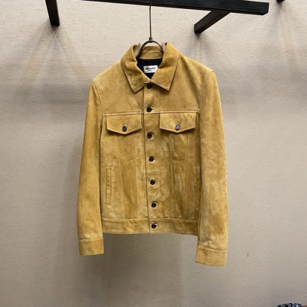 designer,replica,clothing,fake,1:1,lv,luxury,high quality 23/SAINT LAURENT men’s long-sleeved jacket