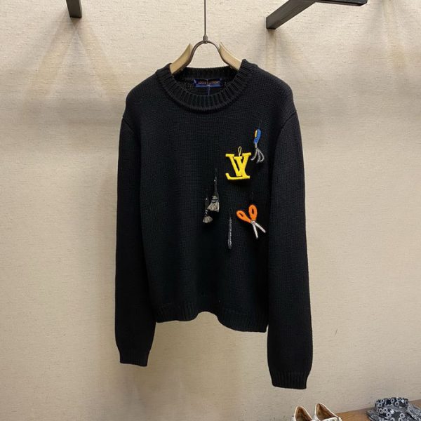 designer,replica,clothing,fake,1:1,lv,luxury,high quality 23/L* men’s long-sleeved sweater