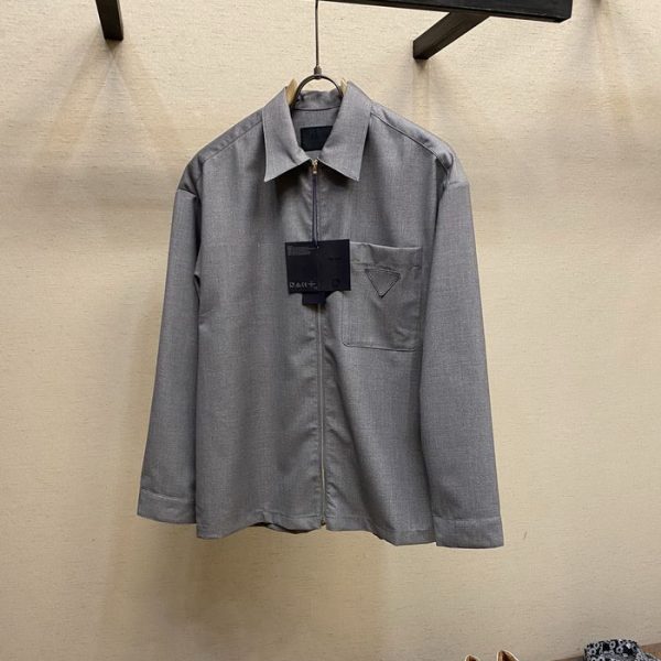 designer,replica,clothing,fake,1:1,lv,luxury,high quality 23/Prada men’s long-sleeved shirt