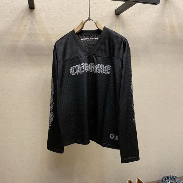 designer,replica,clothing,fake,1:1,lv,luxury,high quality 23/ChromeHearts men’s long-sleeved T-shirt