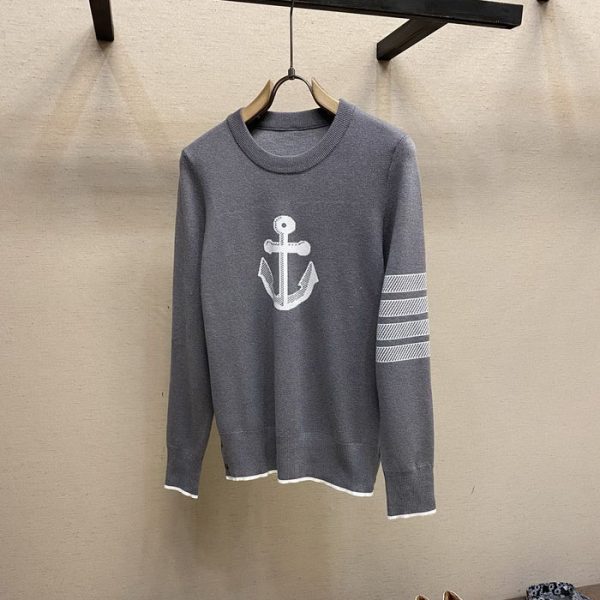 designer,replica,clothing,fake,1:1,lv,luxury,high quality 23/Thom Browne men’s long-sleeved sweater