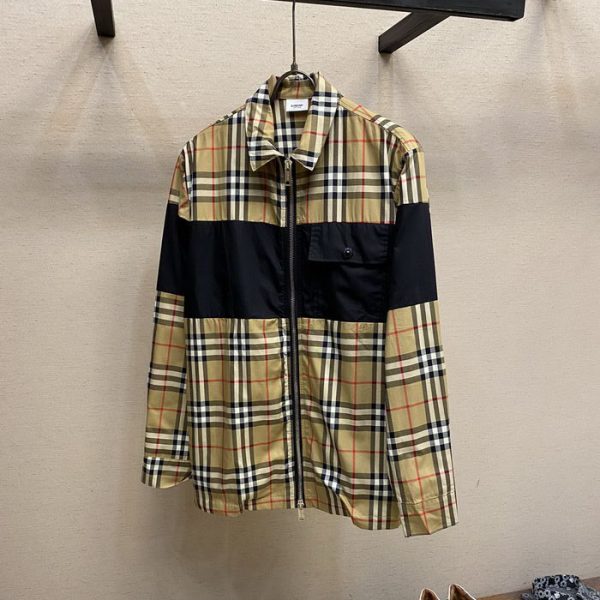 designer,replica,clothing,fake,1:1,lv,luxury,high quality 23/Burberry men’s long-sleeved jacket