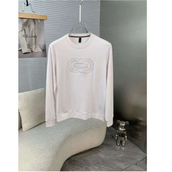designer,replica,clothing,fake,1:1,lv,luxury,high quality 23/Ferragamo men’s new long-sleeved T-shirt
