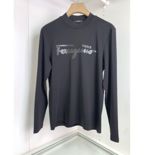 designer,replica,clothing,fake,1:1,lv,luxury,high quality 23/Ferragamo men’s new long-sleeved T-sleeves
