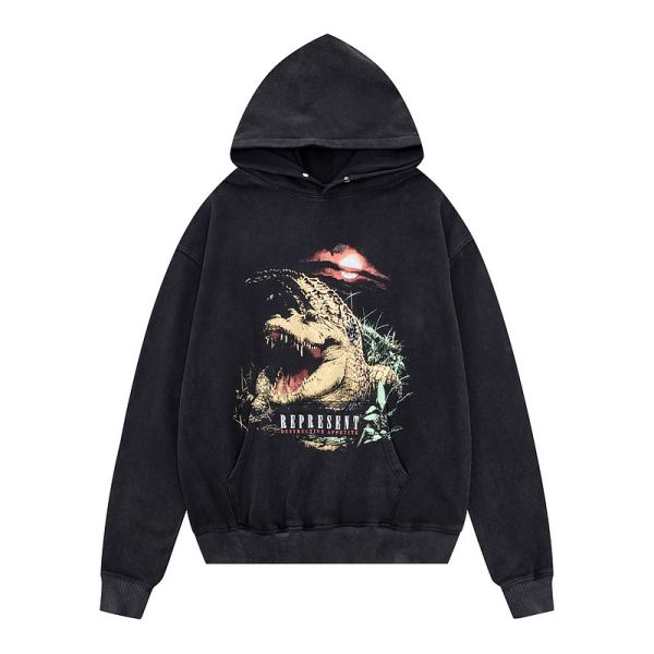 designer,replica,clothing,fake,1:1,lv,luxury,high quality 23/Represent new long-sleeved hooded sweatshirt for men and women
