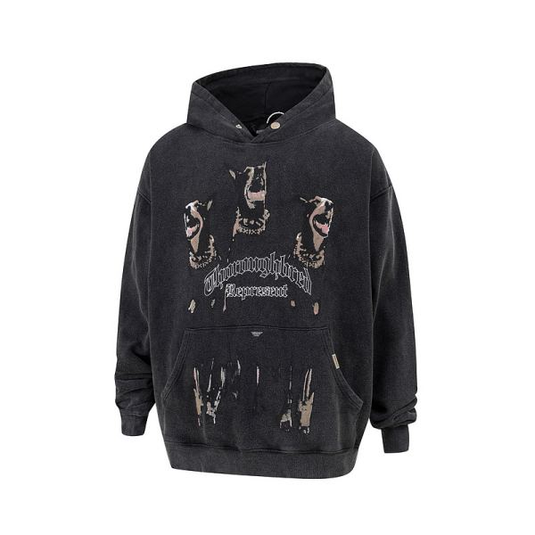 designer,replica,clothing,fake,1:1,lv,luxury,high quality 23/Represent new long-sleeved hooded sweatshirt for men and women