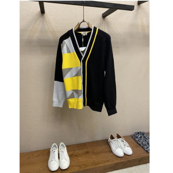 designer,replica,clothing,fake,1:1,lv,luxury,high quality 23/Hermes Men’s Fashionable Casual Sweater Jacket