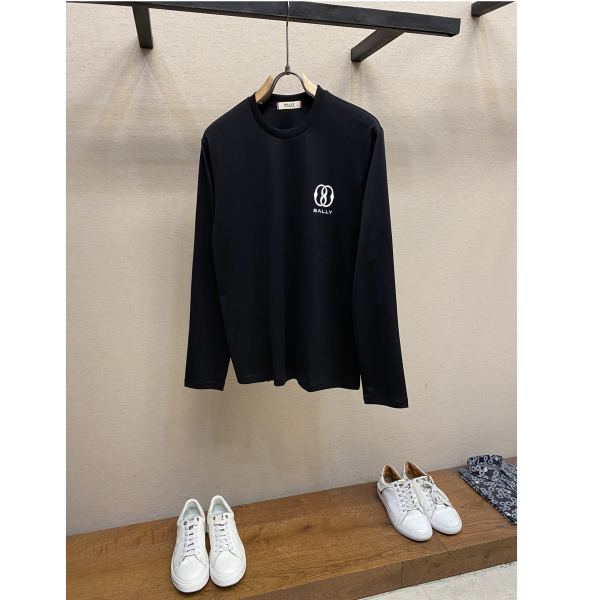 designer,replica,clothing,fake,1:1,lv,luxury,high quality 23/Bally Men’s Fashionable Off Long Sleeve T-Shirt