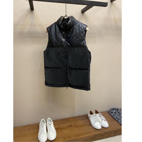 designer,replica,clothing,fake,1:1,lv,luxury,high quality 23/L* Men’s Fashion Casual Down Vest