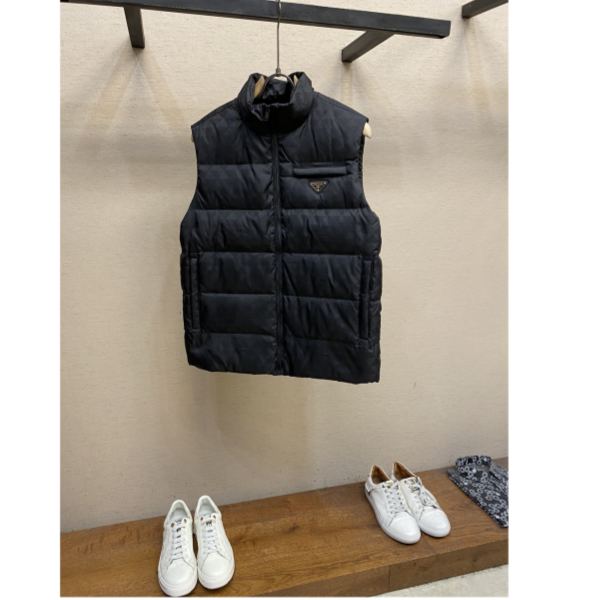 designer,replica,clothing,fake,1:1,lv,luxury,high quality 23/Prada Men’s Fashion Casual Down Vest