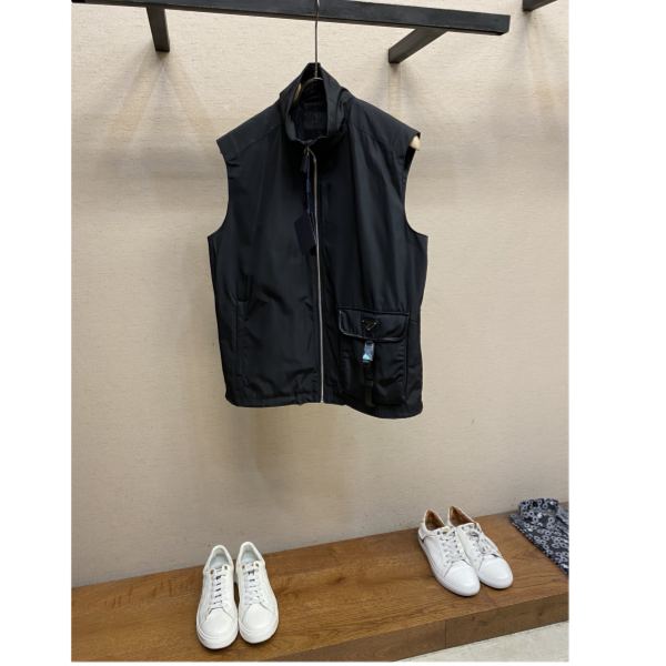designer,replica,clothing,fake,1:1,lv,luxury,high quality 23/Prada Men’s Fashion Casual Vest