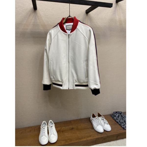 designer,replica,clothing,fake,1:1,lv,luxury,high quality 23/Gucci Men’s Fashionable Off Sheepskin Jacket