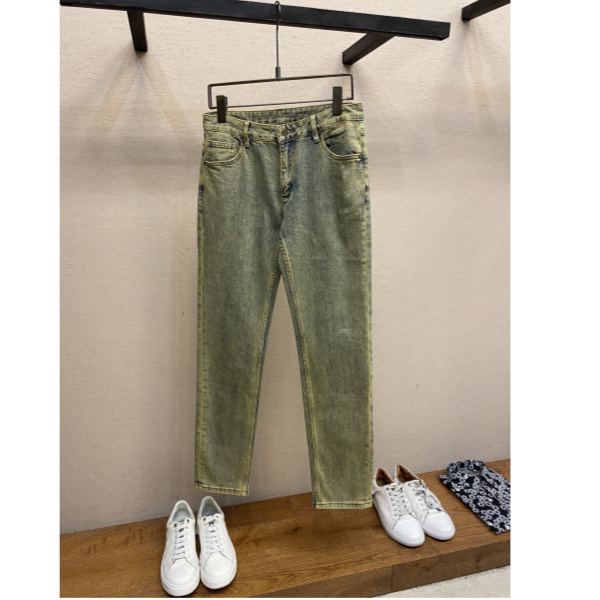 designer,replica,clothing,fake,1:1,lv,luxury,high quality 23/Dolce & Gabbana men’s fashionable off-denim trousers