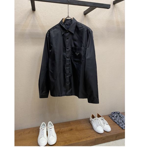 designer,replica,clothing,fake,1:1,lv,luxury,high quality 23/Prada Men’s Fashionable Off Long Sleeve Shirt