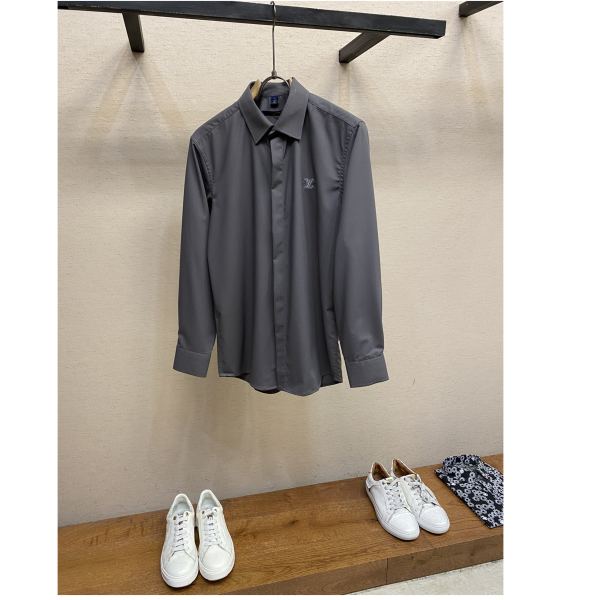 designer,replica,clothing,fake,1:1,lv,luxury,high quality 23/L* Men’s Fashionable Off Long Sleeve Shirt