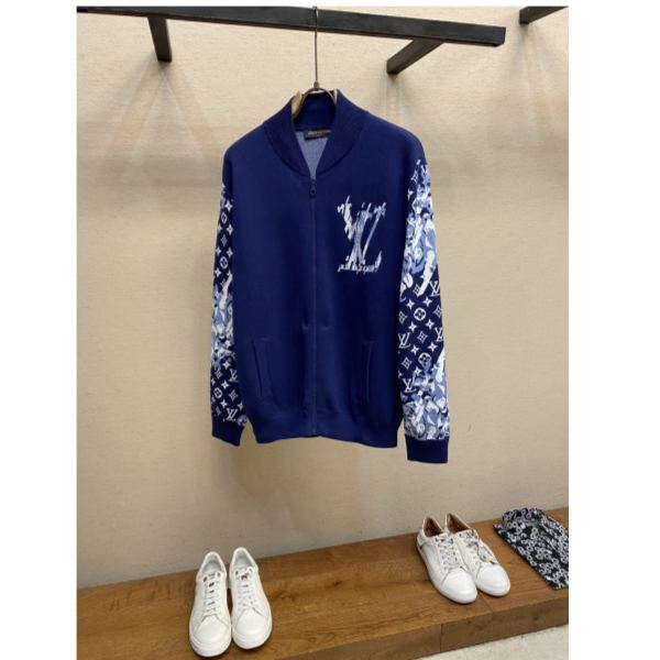 designer,replica,clothing,fake,1:1,lv,luxury,high quality 23/L* Men’s Fashionable Off Long Sleeve Sweater Jacket