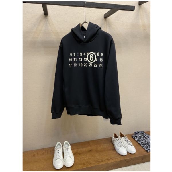 designer,replica,clothing,fake,1:1,lv,luxury,high quality 23/MM6 men’s long-sleeved hooded sweatshirt