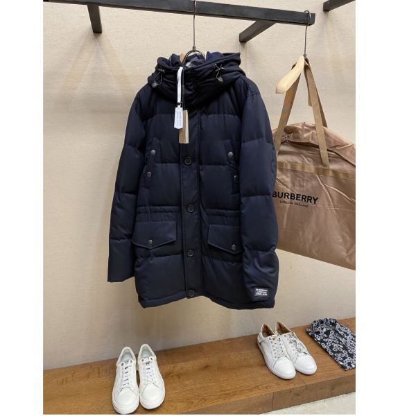 designer,replica,clothing,fake,1:1,lv,luxury,high quality 23/Burberry men’s long-sleeved down jacket
